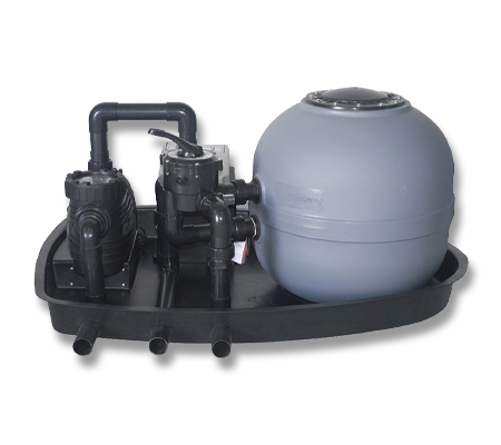 POOL PUMP AND FILTER SPECK BADU®COMBI 3 BAG/0.75kw BLACK WITH DB