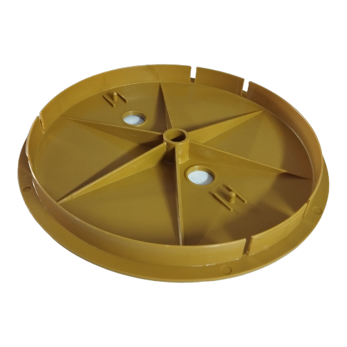 POOL WEIR SWIMQUIP DECK LID MUSTARD ORIGINAL