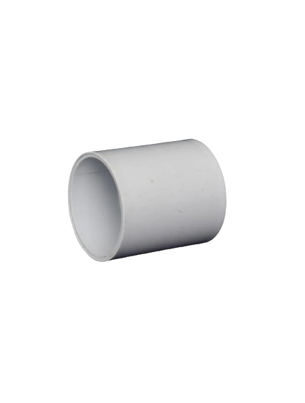 POOL FITTING PVC STRAIGHT CONNECTOR 50mm WHITE