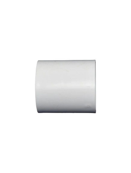POOL FITTING PVC STRAIGHT CONNECTOR 50mm WHITE