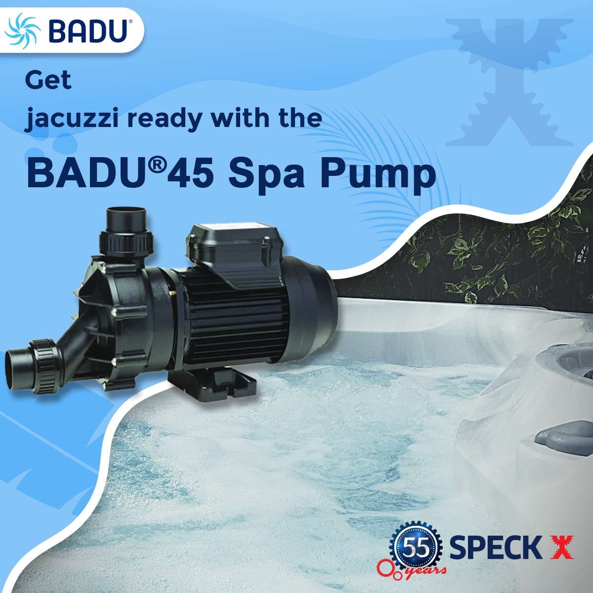 SPA PUMP SPECK BADU 45/16 0.75KW