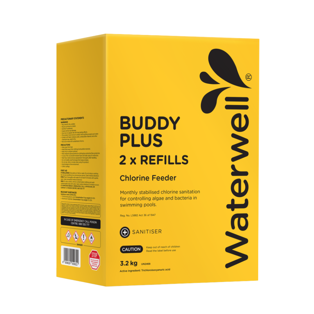 POOL FLOATER BUDDY PLUS 2 PACK REFILL