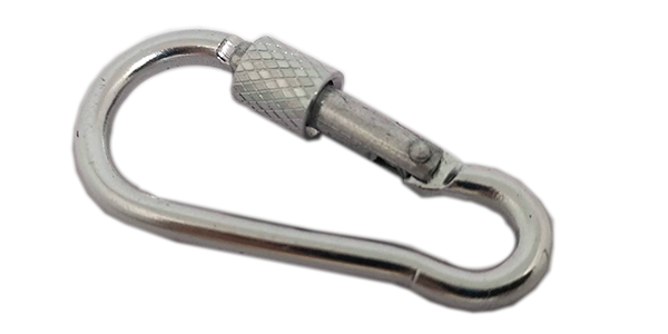 10pcs Snaphook with Screw Fitting 46mm - Carabiner, 22mm Wide, 3.5mm Thick