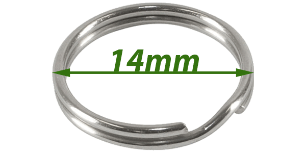 100pcs Split ring (14mm)