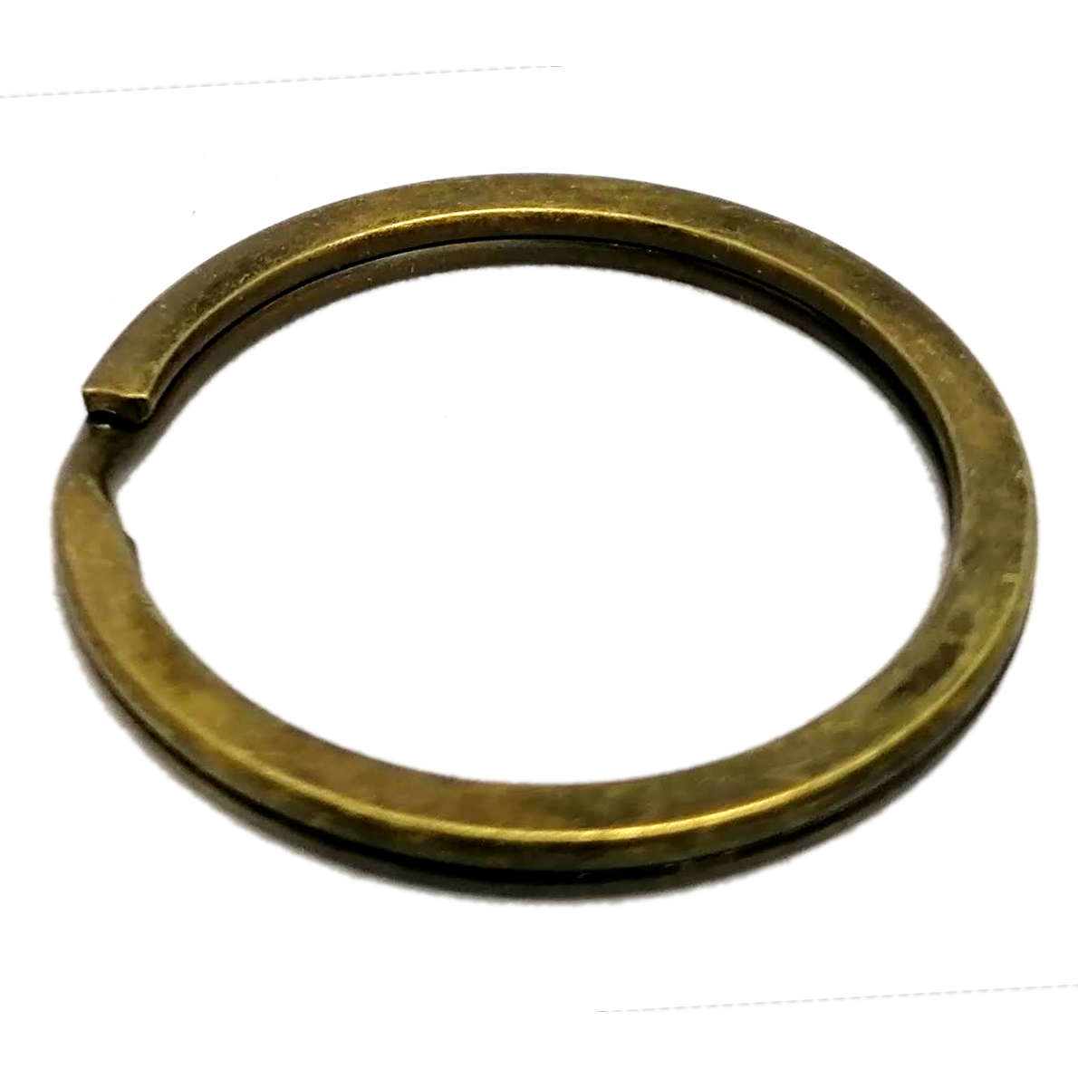 50pcs Split ring Flat (25mm) Antique Brass colour, Ring for keyrings, keyring rings