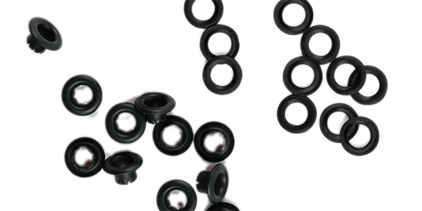 1000pcs Eyelet 4mm BLACK (ECONOMY) includes washer