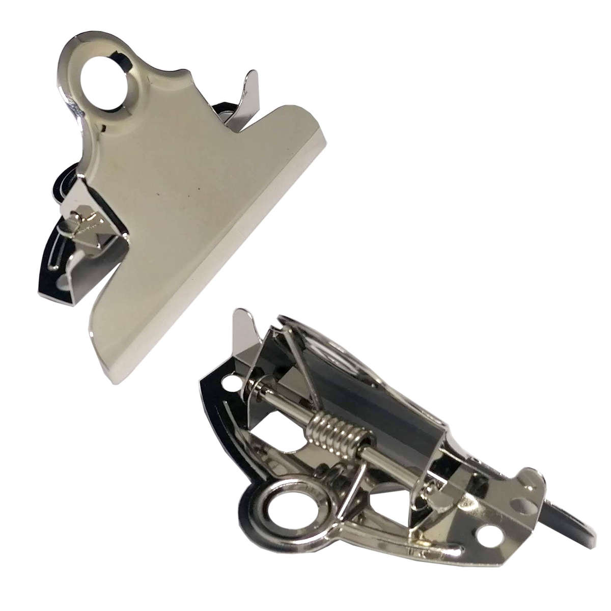 10pcs Clipboard clip, 80mm wide (Silver)