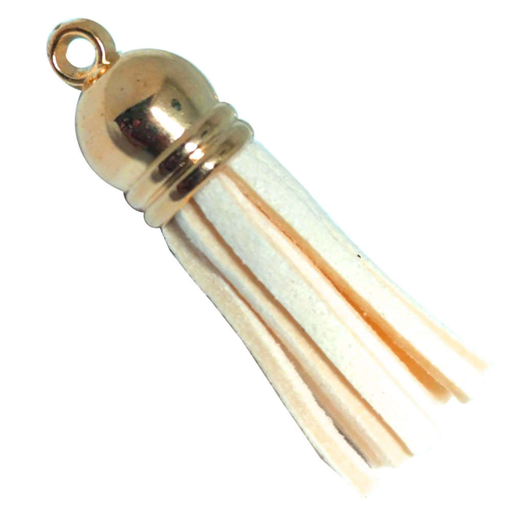 10pcs Tassel Cream with Golden cap