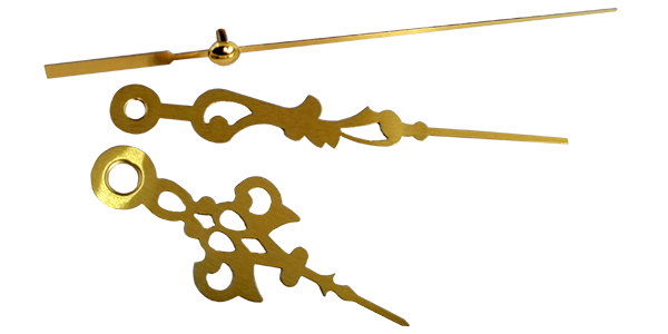 Clock set of hands - Gold (Excluding movement)