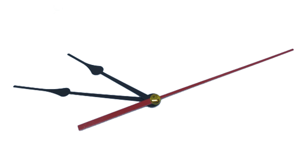 Clock set of hands (15) Black (Excluding movement)