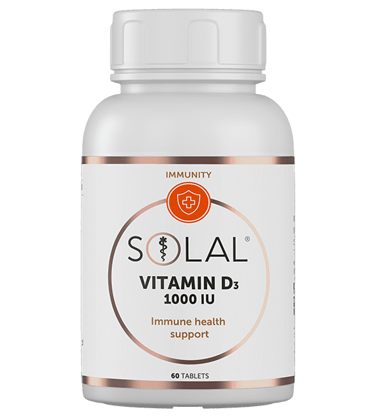 SOLAL Vitamin D3 1000IU 60 CAPS