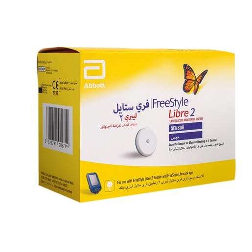 Freestyle Libre 2 Sensor Continuous Glucose Monitor