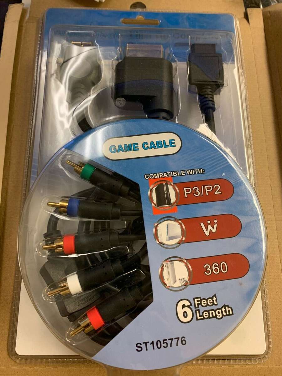 4 in 1 HD Component Cable for PS2/PS3/Wii/xBox360