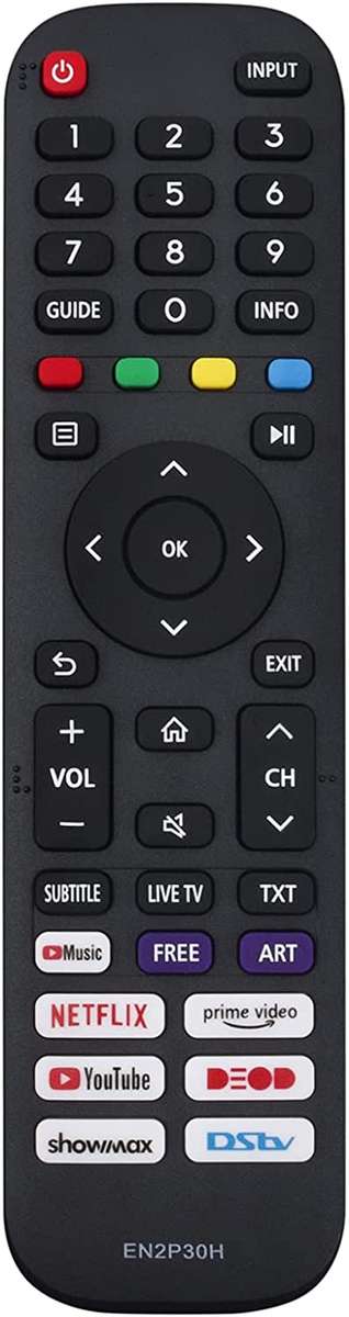 Hisense EN2P30H Replacement Remote Control for Hisense QLED TV