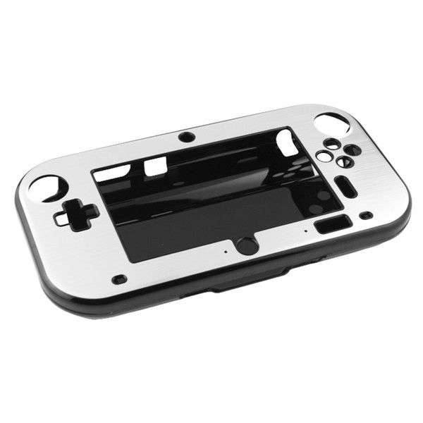 Paycheap Aluminum Finished Snap-On Hard Case Shell Cover For Nintendo Wii U Console (Silver)