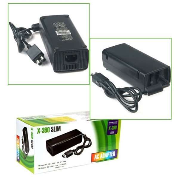 XBox 360S Slim Power supply AC Adapter Power Brick 100-240V