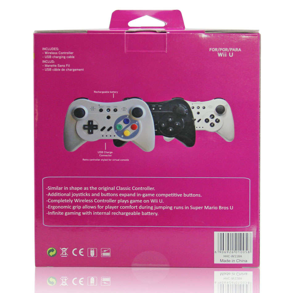 Paycheap Wireless Game Pro Contoller Compatible With Nintendo Wii U Grey