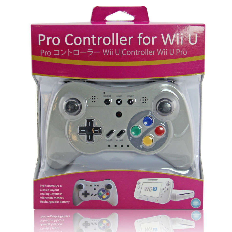 Paycheap Wireless Game Pro Contoller Compatible With Nintendo Wii U Grey
