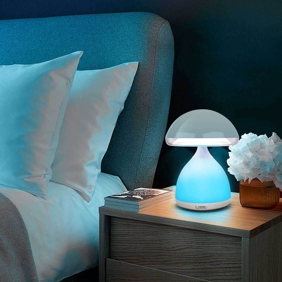 Mushroom Led Table Bedside Lamp .