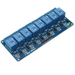Eight channel 5V DC Relay Module