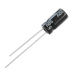Electrolytic Radial Capacitor 1uF 50V (10 pack)