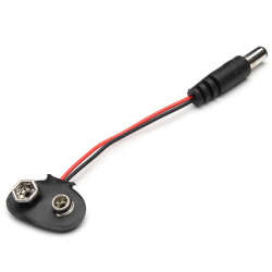 DC 9V Battery Button Power Cable Tieline For Arduino
