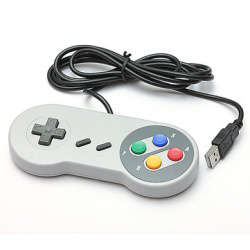 SNES USB Famicom Colored Super Nintendo Style Controller