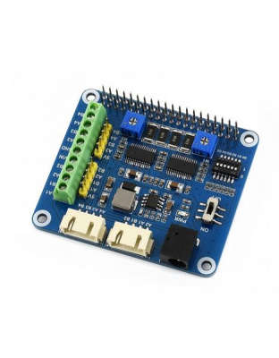 Stepper Motor HAT for Raspberry Pi Drives Two Stepper Motors