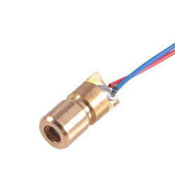 3V 650NM 5mW Red Dot Laser Head 6mm with Leads
