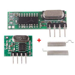 433 Mhz Superheterodyne RF Receiver and Transmitter Modules