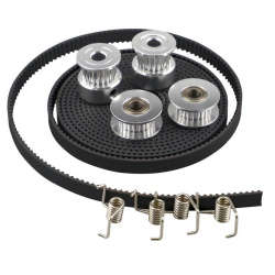 2M GT2 20 Teeth Belt with Aluminium Timing Pulleys