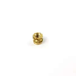Brass Heat Threaded Inserts Embedment Nut M3(4 pack)
