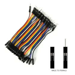 Jumper Cables Male to Female Ribbon of 40 x 100mm