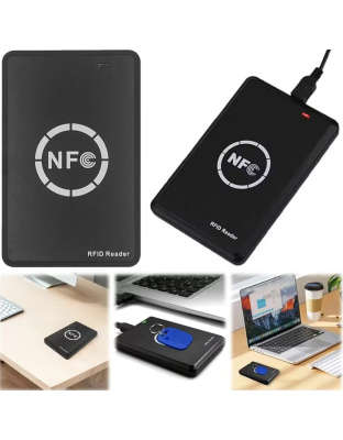 RFID Copier Duplicator 125KHz Key fob NFC Smart Card Reader Writer 13.56MHz Encrypted Programmer ...