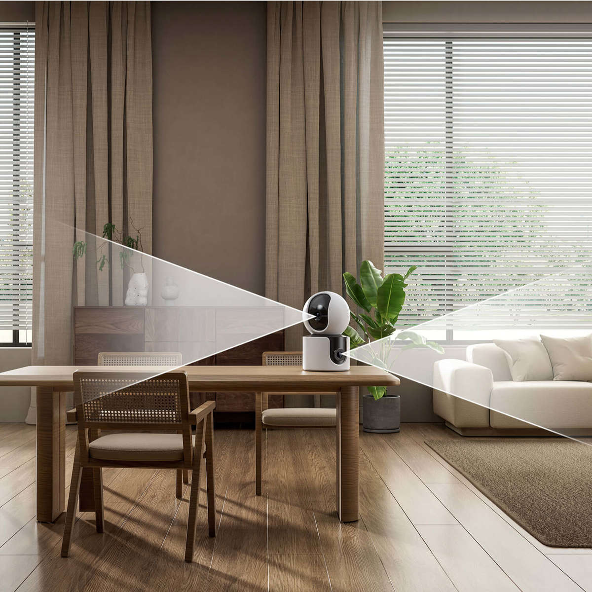 Xiaomi Smart C300 Dual 2K Indoor Wi-Fi Security Camera  White