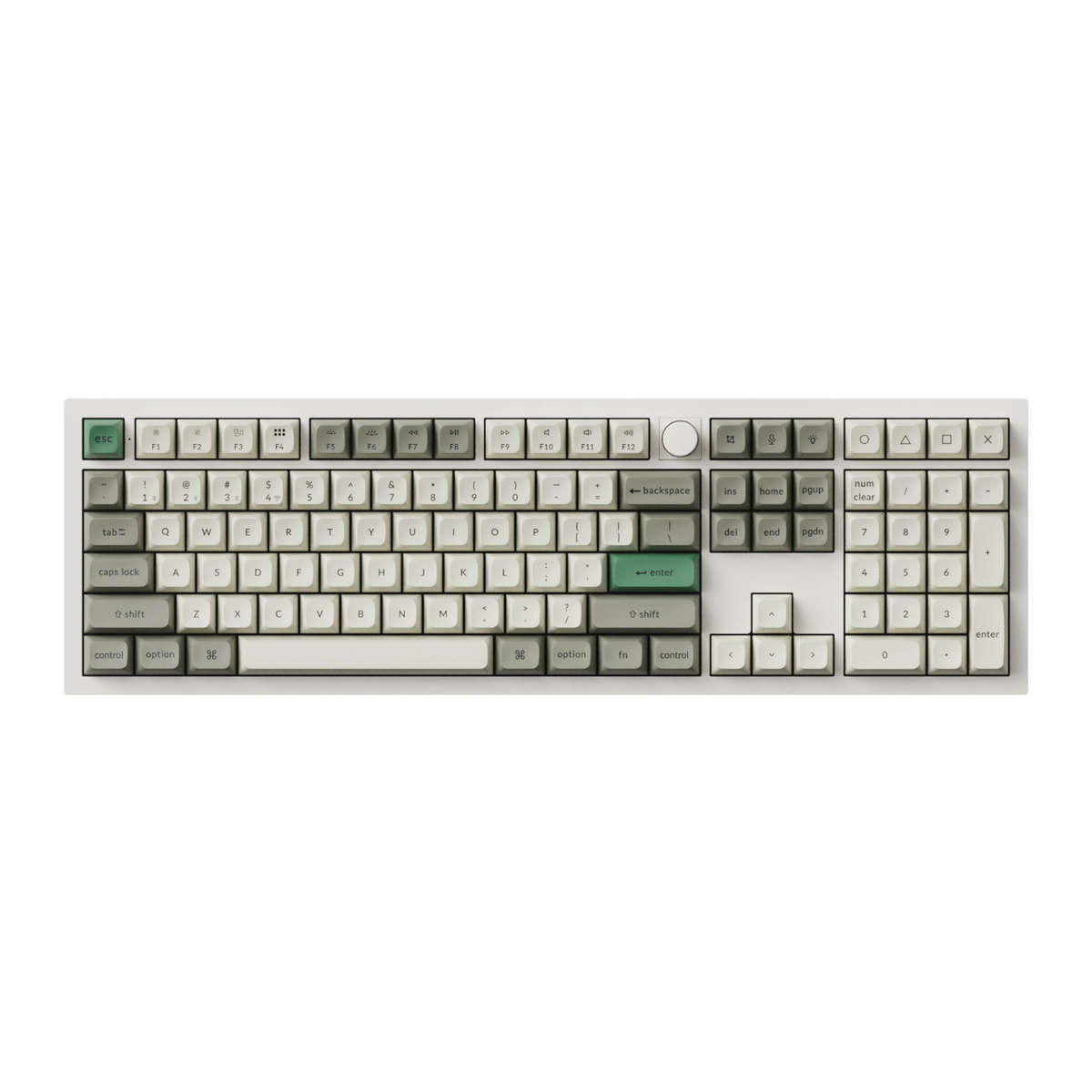 Keychron Q6 Max QMK/VIA Wireless Custom Mechanical Keyboard KSA Gateron Red Jupiter Switches - Sh...