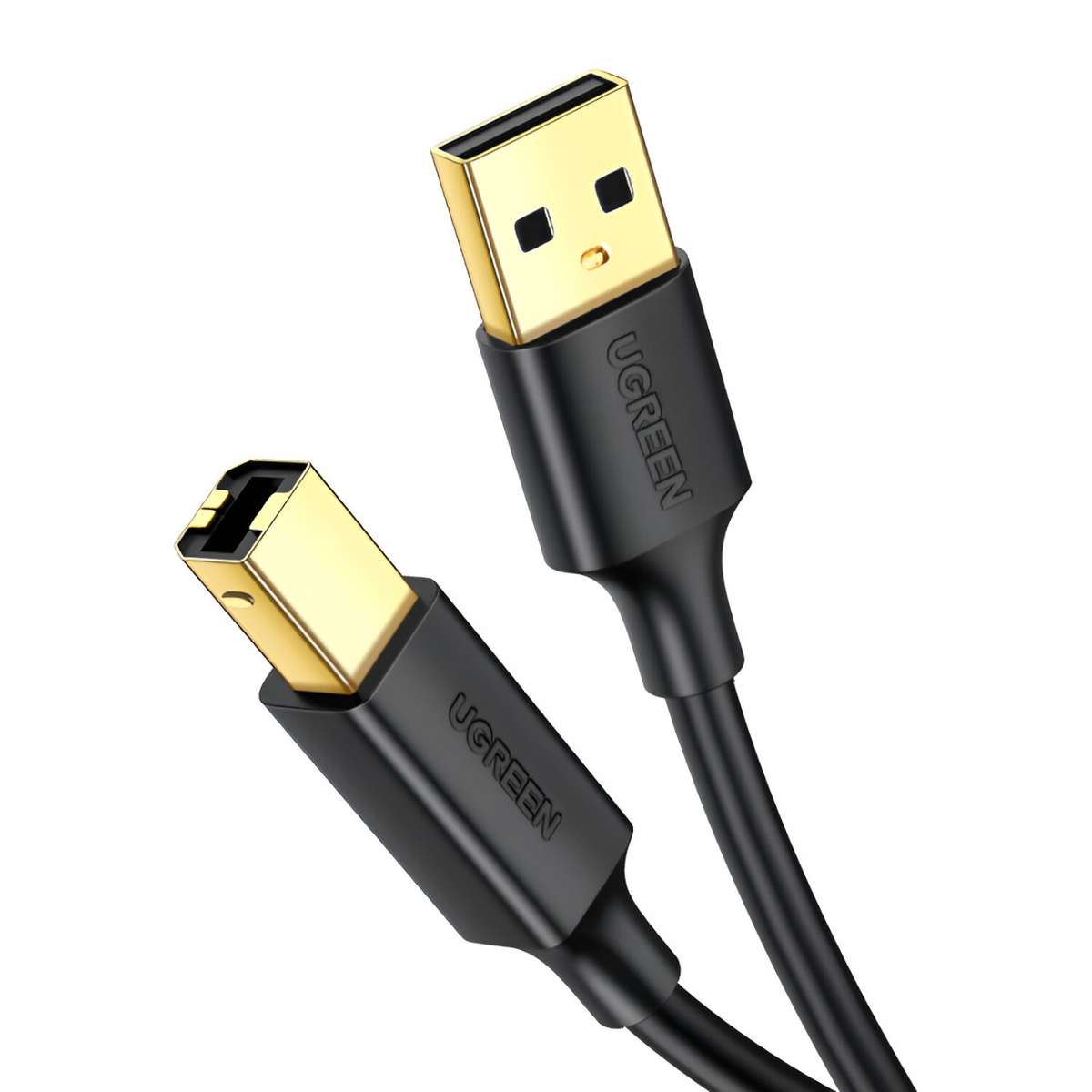 UGREEN US135 USB 2.0 to USB-B Printer Cable, 480Mbps - 2m  3-Pack