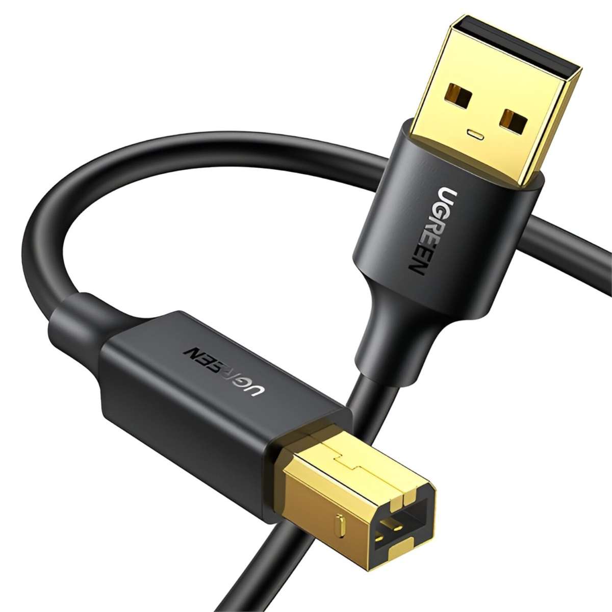 UGREEN US135 USB 2.0 to USB-B Printer Cable, 480Mbps - 2m  3-Pack