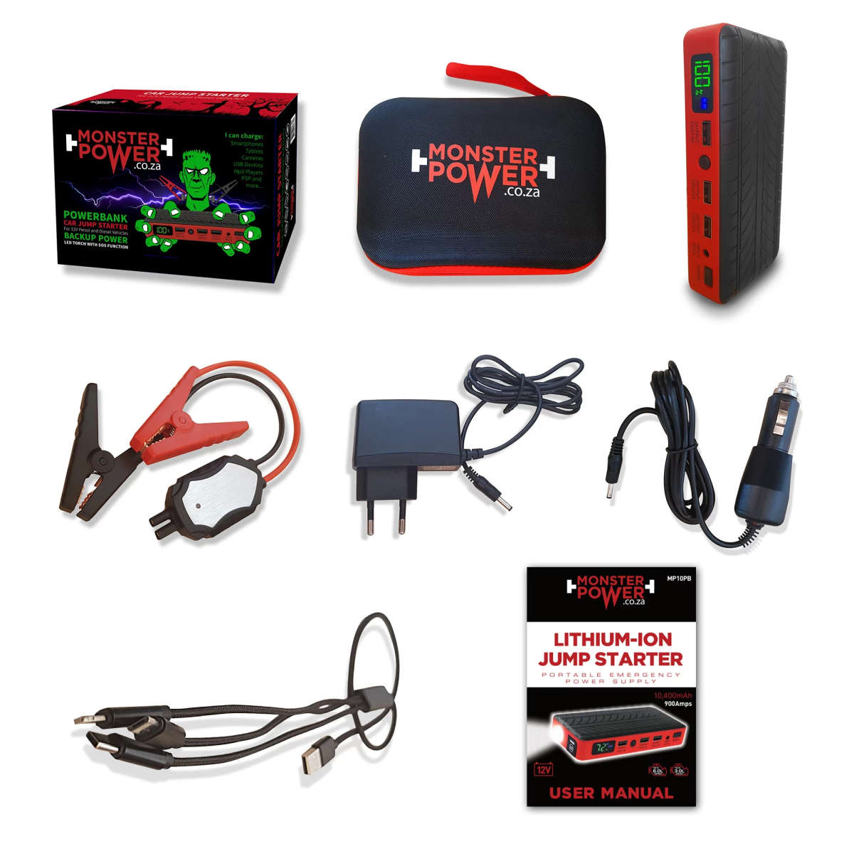 Monster Power Jump Starter Powerbank