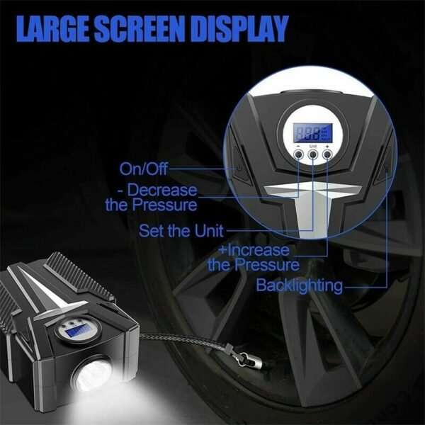 12V Portable Car Air Pump Compressor