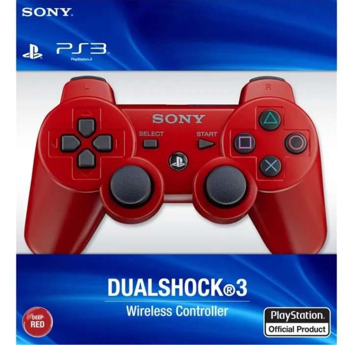 Sony PS3 DualShock 3 Original Controller - Red