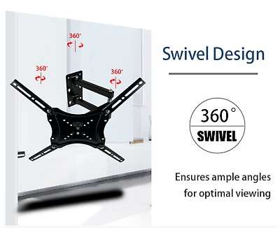 TV Wall Bracket Tilt Swivel Mount for 14-55 inch