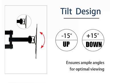 TV Wall Bracket Tilt Swivel Mount for 14-55 inch