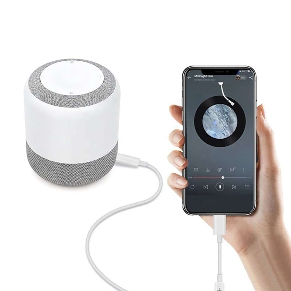 Type-C to 3.5mm Aux Audio Control Adapter Cable Stereo - AB-S672T