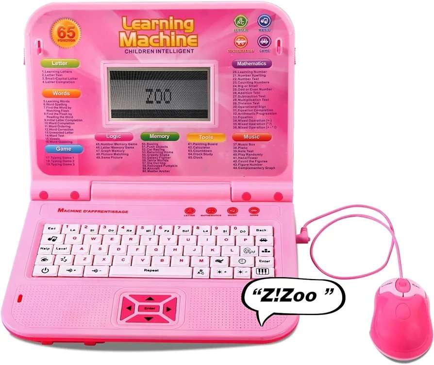 Kids Laptop - 65 Learning Modes - Laptop for Kids Ages 3+