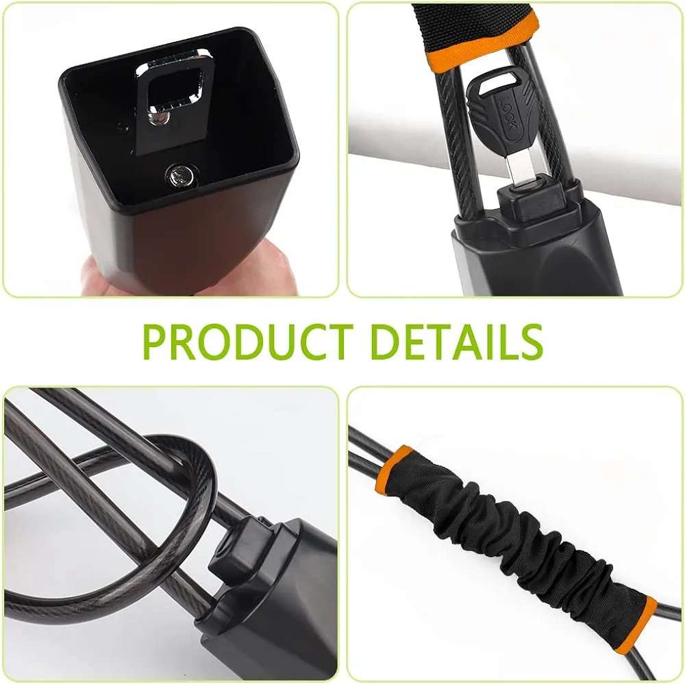 Universal Car Steering Wheel Lock Anti Theft Security System Seat Belt Lock +Key