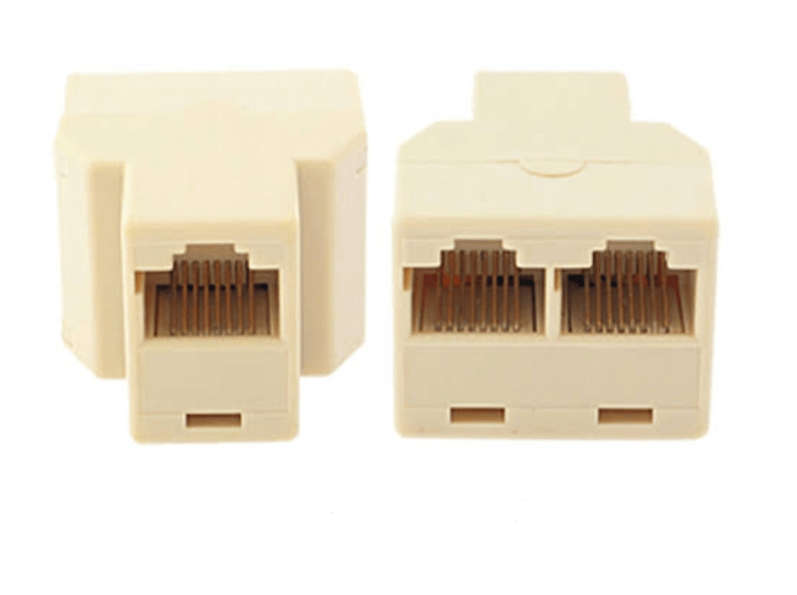 L158 Dual Port RJ45 Network Splitter - 100pcs
