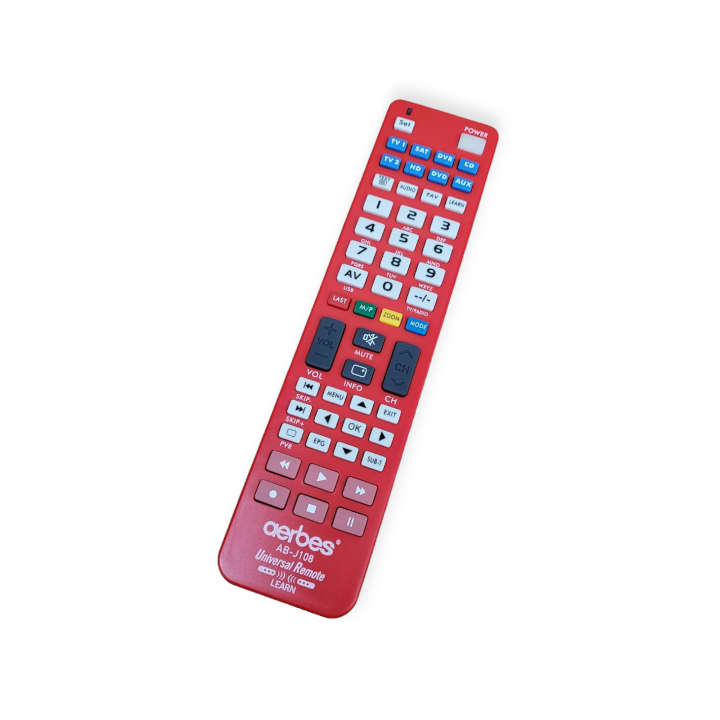 Aerbes AB-J108 Universal Remote Control 8 In 1 With Learning Functions