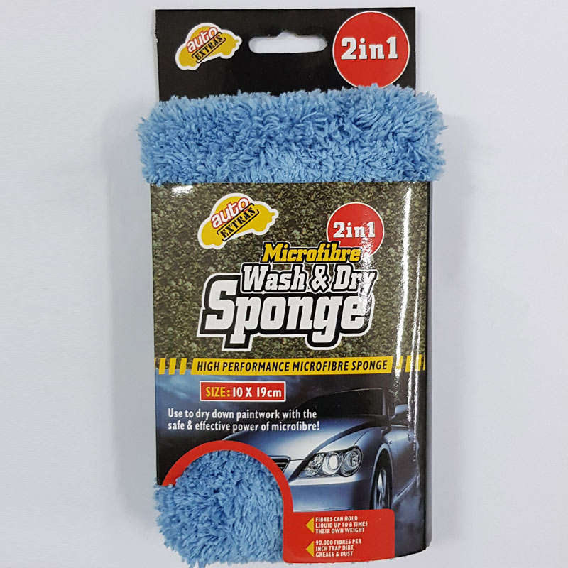 Microfiber Wash & Dry Sponge