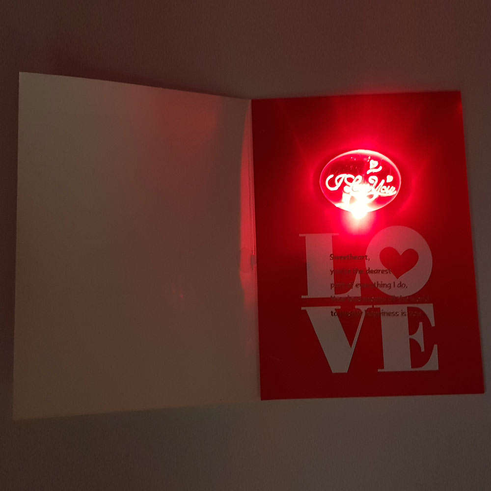 Valentines Day Musical Card- L O V E